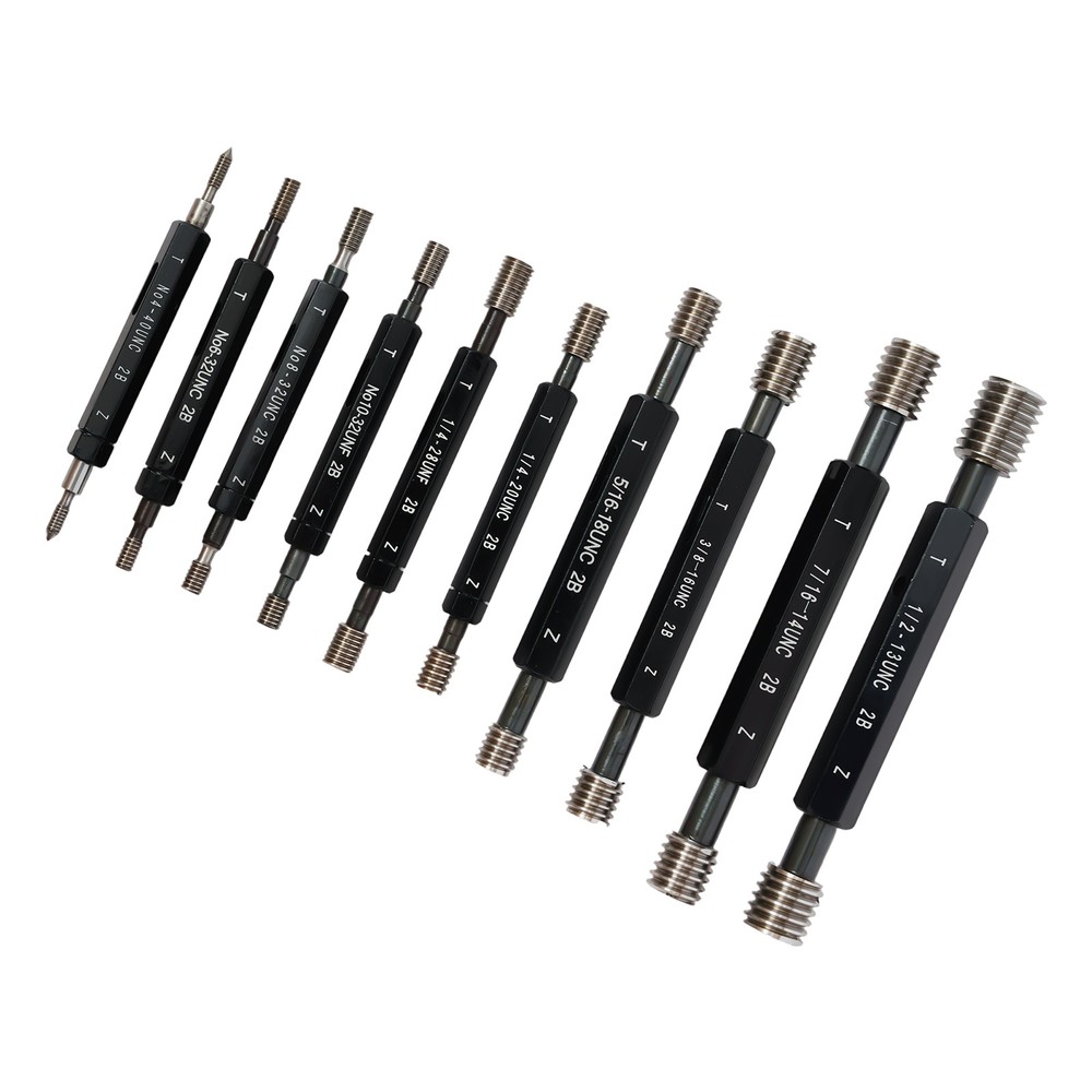 10 Pc Skd11 Thread Detection Tool Double End Thread Plug Gauge Go & No Go