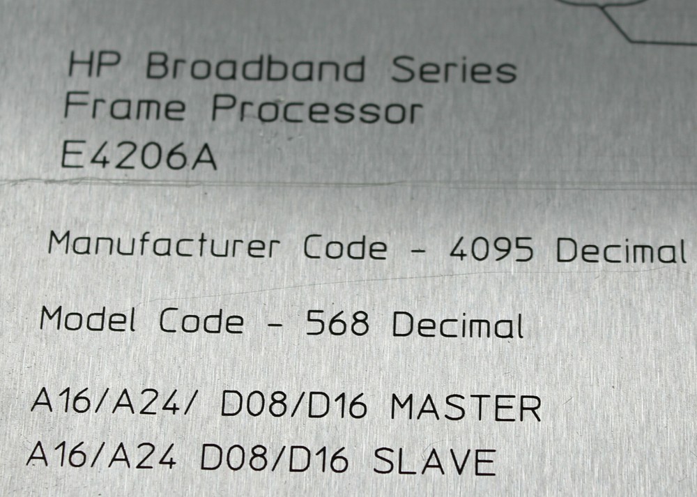 Agilent/HP E4206A HP VXI T1/E1 Frame Processor
