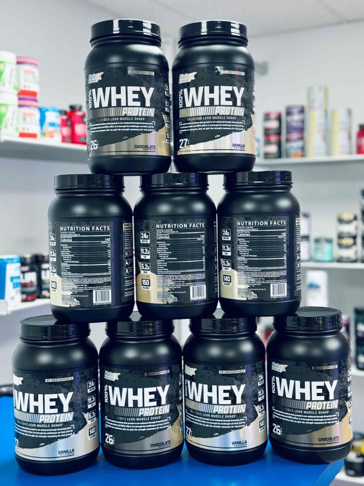 Nutrex 100% WHEY Protein Powder Whey Isolate Blend Lean Muscle 26 Servings 2 LB