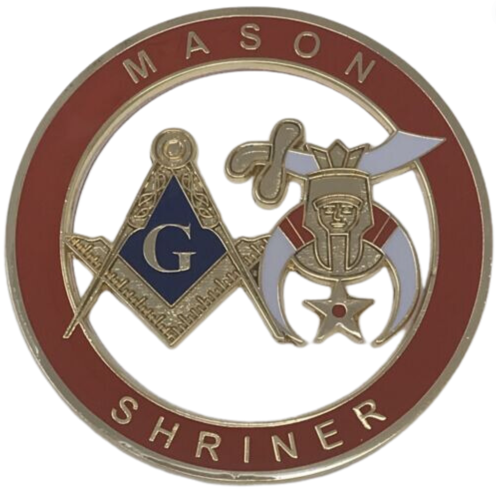 Freemason & Shriners Car Emblem