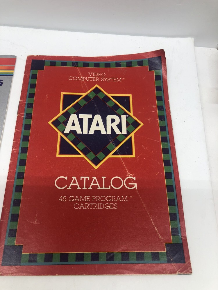 Vintage Atari Game Catalog Lot