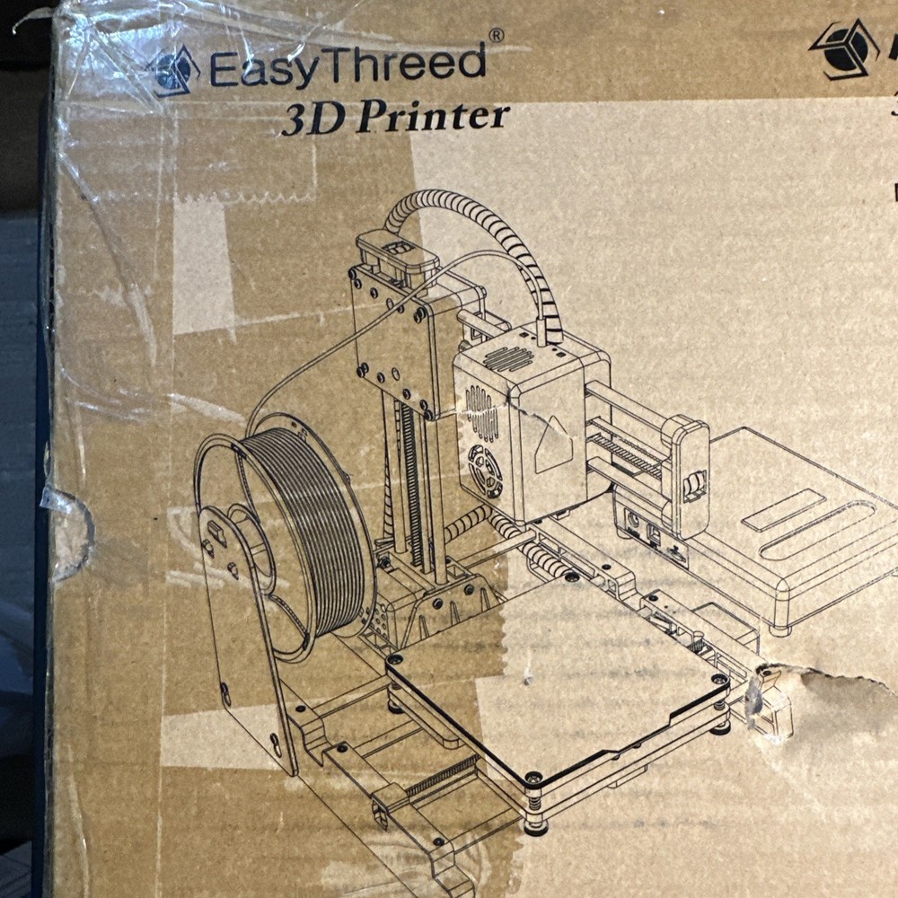 Easy Threes K7 Portable Mini 3D Printer, New Easy To Use Entry Level