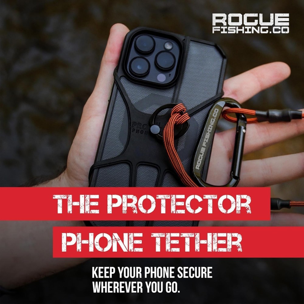 The Protector Phone Tether - Leash Rogue Black