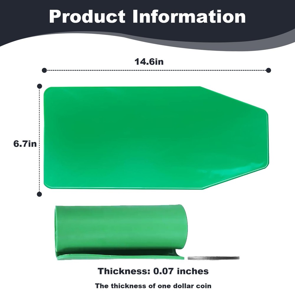 Flexible Funnel, Multi-Purpose Form a Funnel Draining Tool, Green