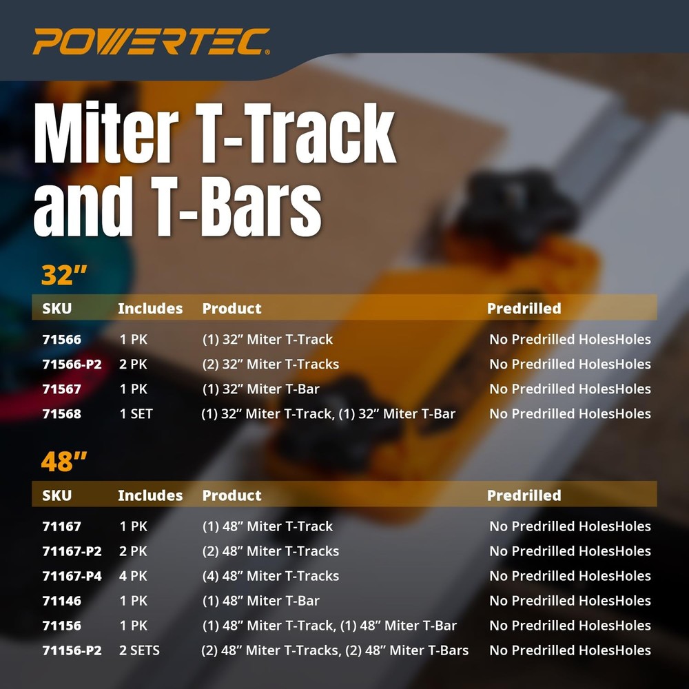 71567 Miter T-Bar, 32-Inch