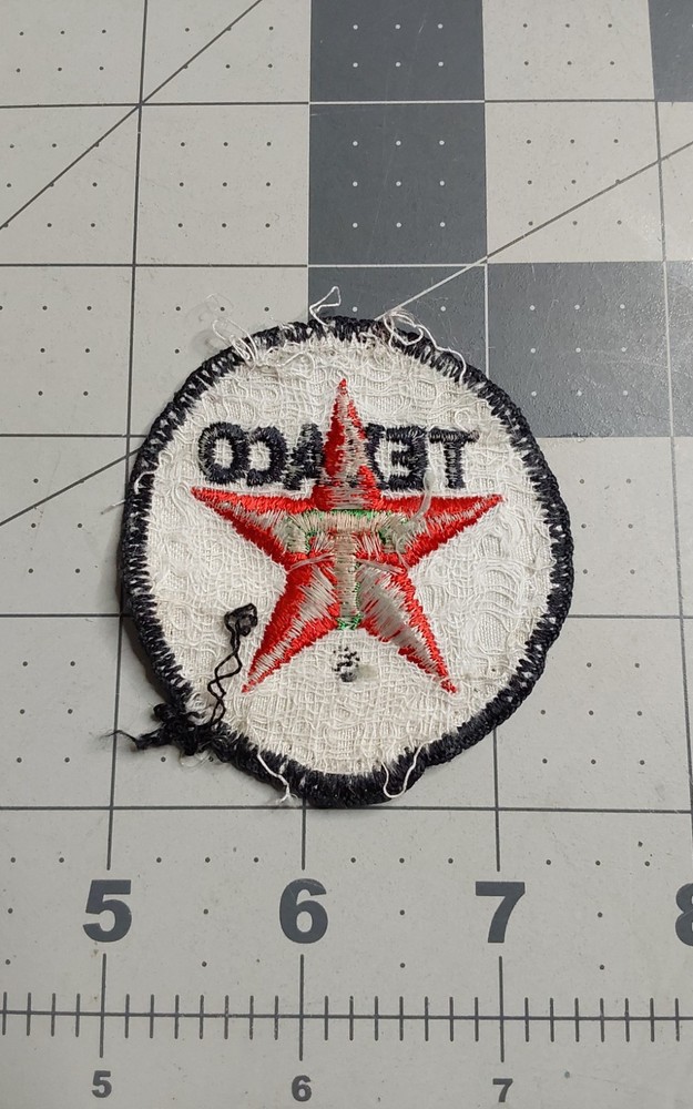 Texaco Gasoline Gas Station Patch