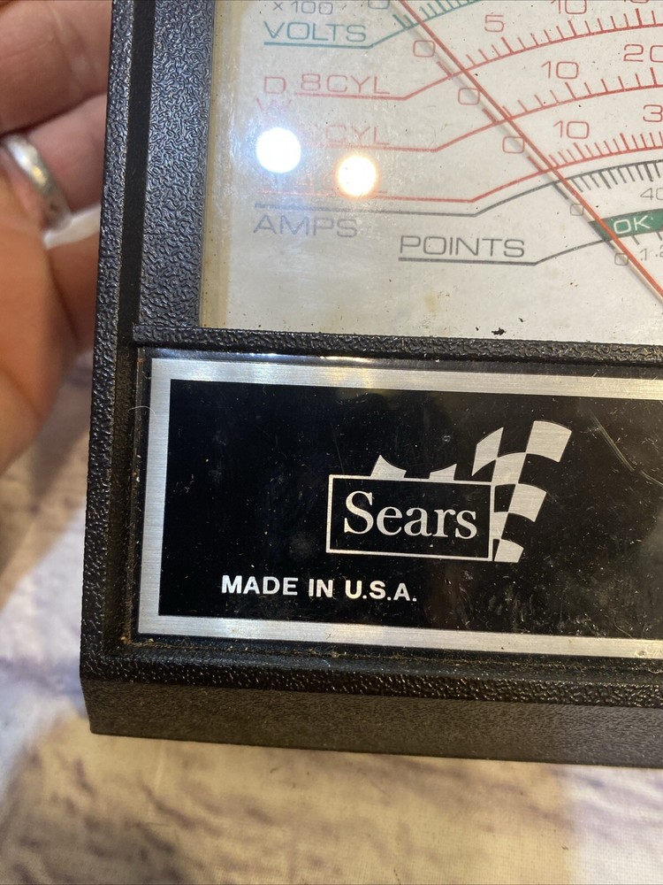 Vintage Sears Engine Analyzer Model 161-2161 - Untested Automobilia