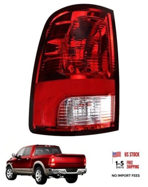 Tail Light Assembly Left Driver Side Compatible with Dodge Ram 1500 Left Side