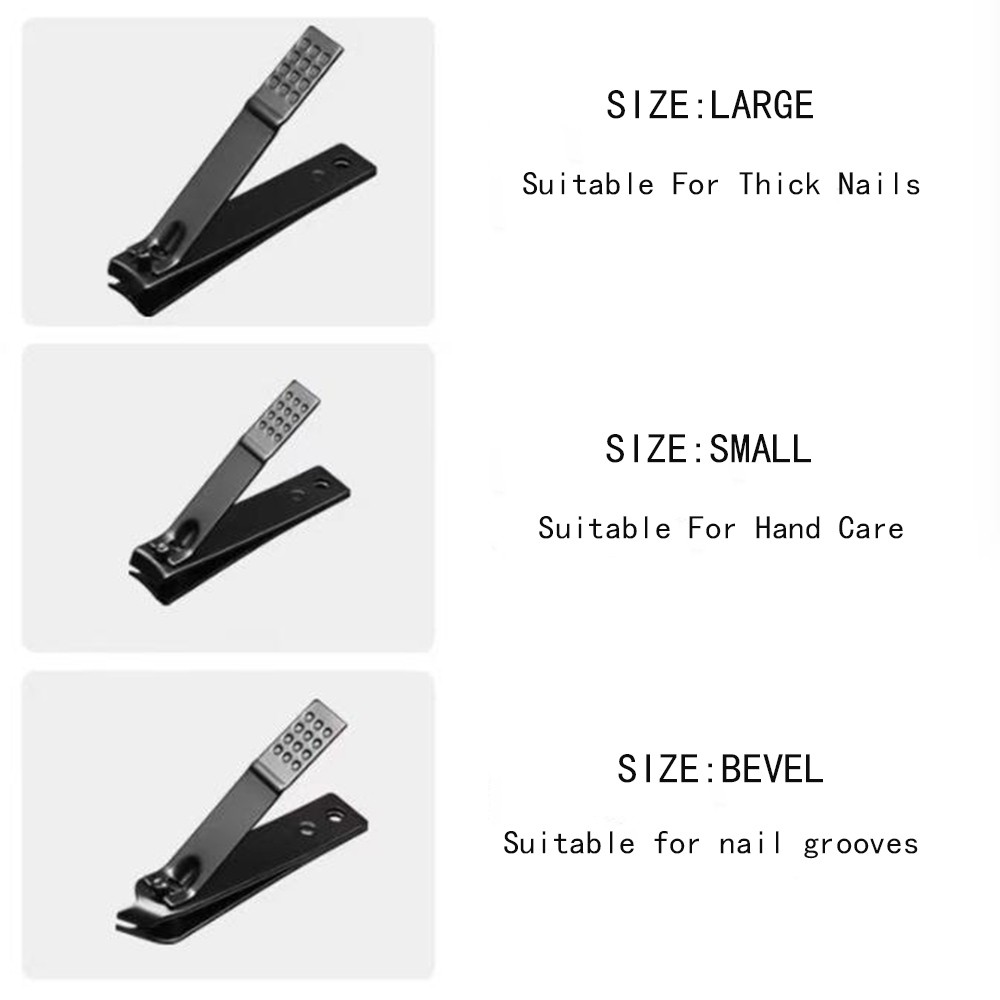 Nail Clipper Set, 3 PCS Ultra Sharp Nail Clippers for Men, Women, Adults Toenail