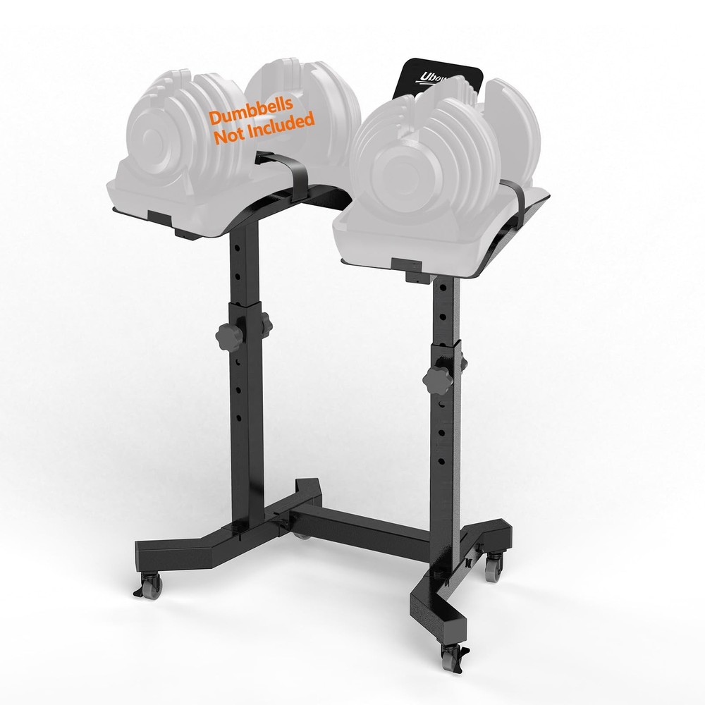 Adjustable Double Dumbbell Rack Stand For SelectTech 552/1090 Dumbbell Holder US