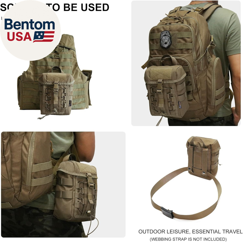 Molle Admin Pouch,Edc Pouch, Tactical Drawstring Pouch,Utility Pouch