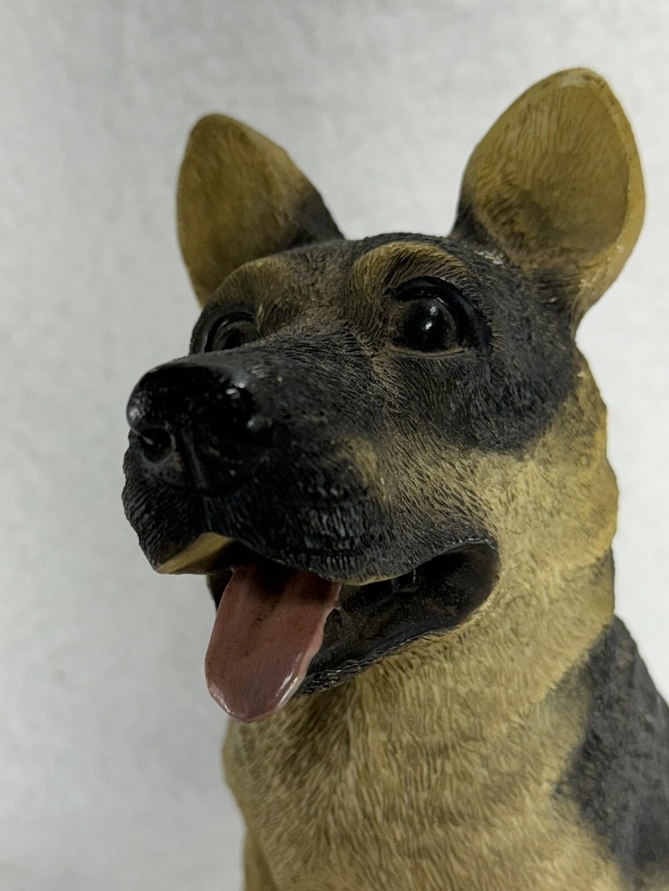 German Shepherd Poly Resin Dog Statue