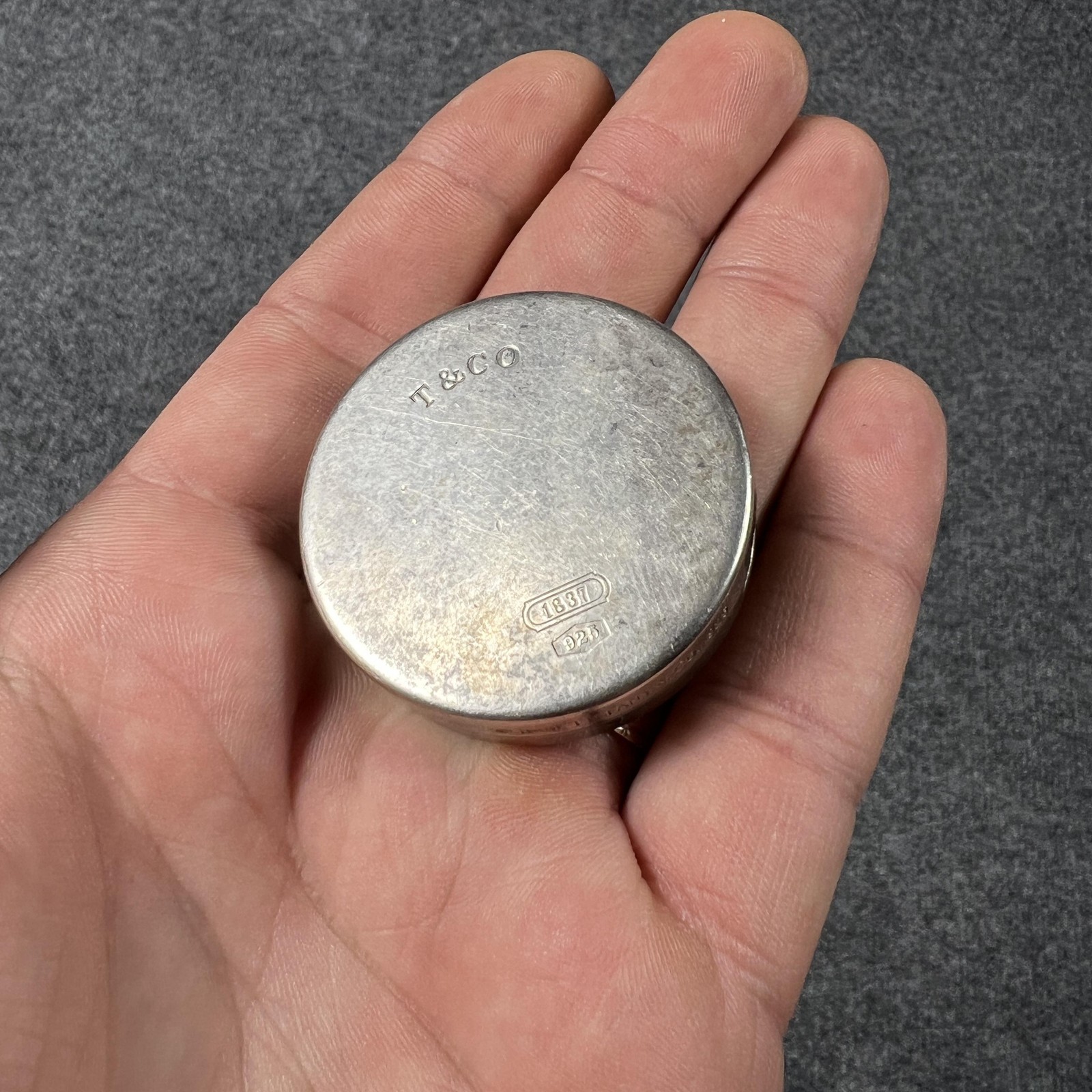 Vintage Tiffany & Co. Sterling Silver 925 Tape Measure Broken For Parts