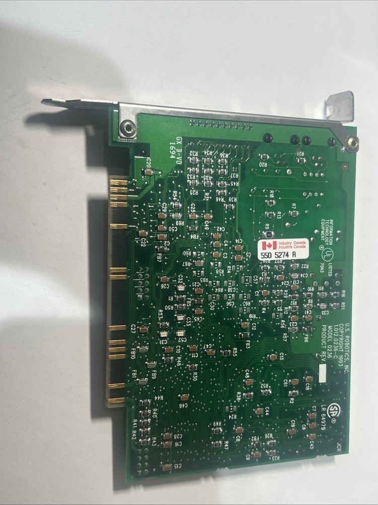 internal ISA bus fax/data modem card Model 0234