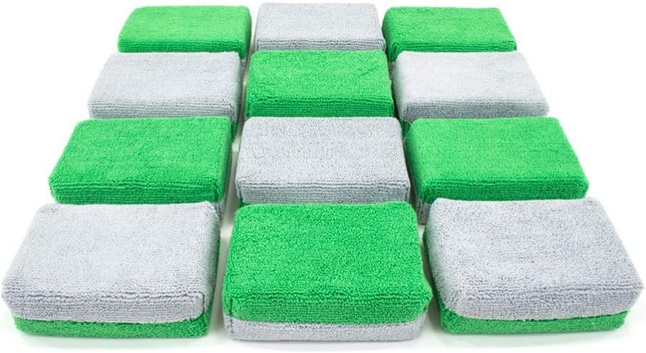 Thick Ceramic Coating Sponge | Plastic Barrier | 12 Pack