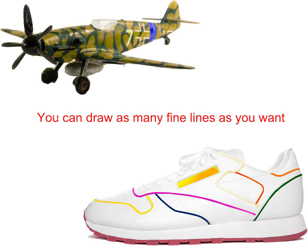 Scroll Pinstriping Brush 3 PCS High Performance Script Pinstripe Brushes Made