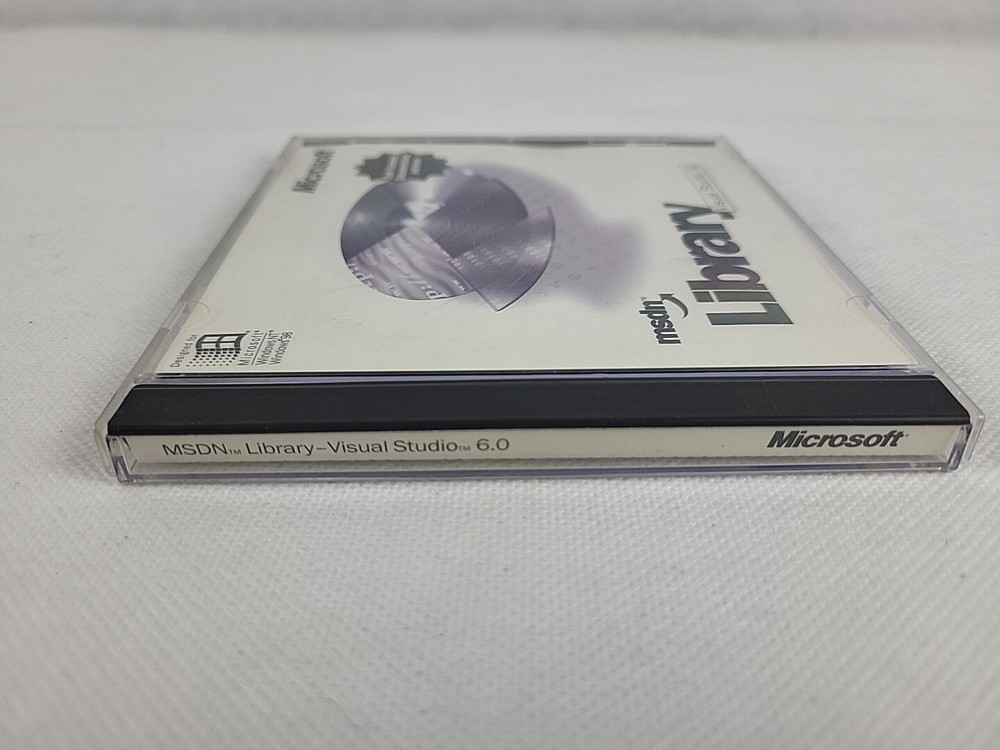 Microsoft MSDN Library Visual Studio 6.0 2 Disc With Code Tested and Working