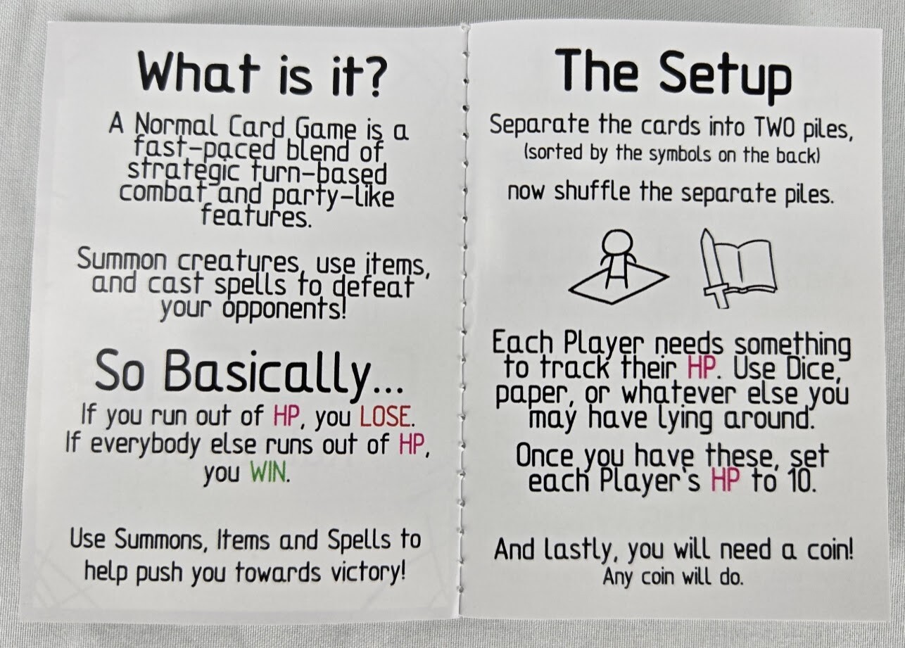 A Normal Card Game Set Strategic Turn Based Combat Party-Like Twists Family Fun!