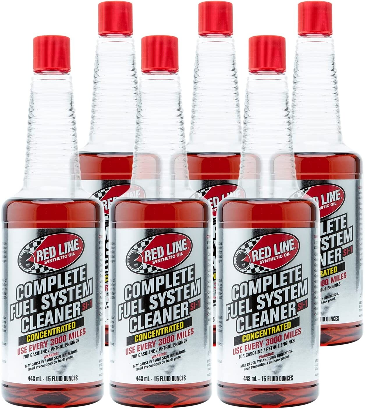 Red Line 60103 SI-1 Complete Fuel System Cleaner, 15oz. Bottles, 6 Pack