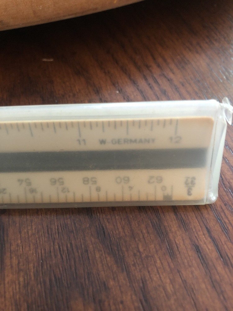 Pre-Owned Alvin 241P Professional Triangular Engineer Scale Plastic Germany