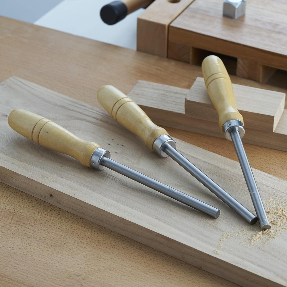 Cabinet Scraper Burnisher with 4 Piece Multi-Shaped Scraper Set 2 Rectangle 1 Cu