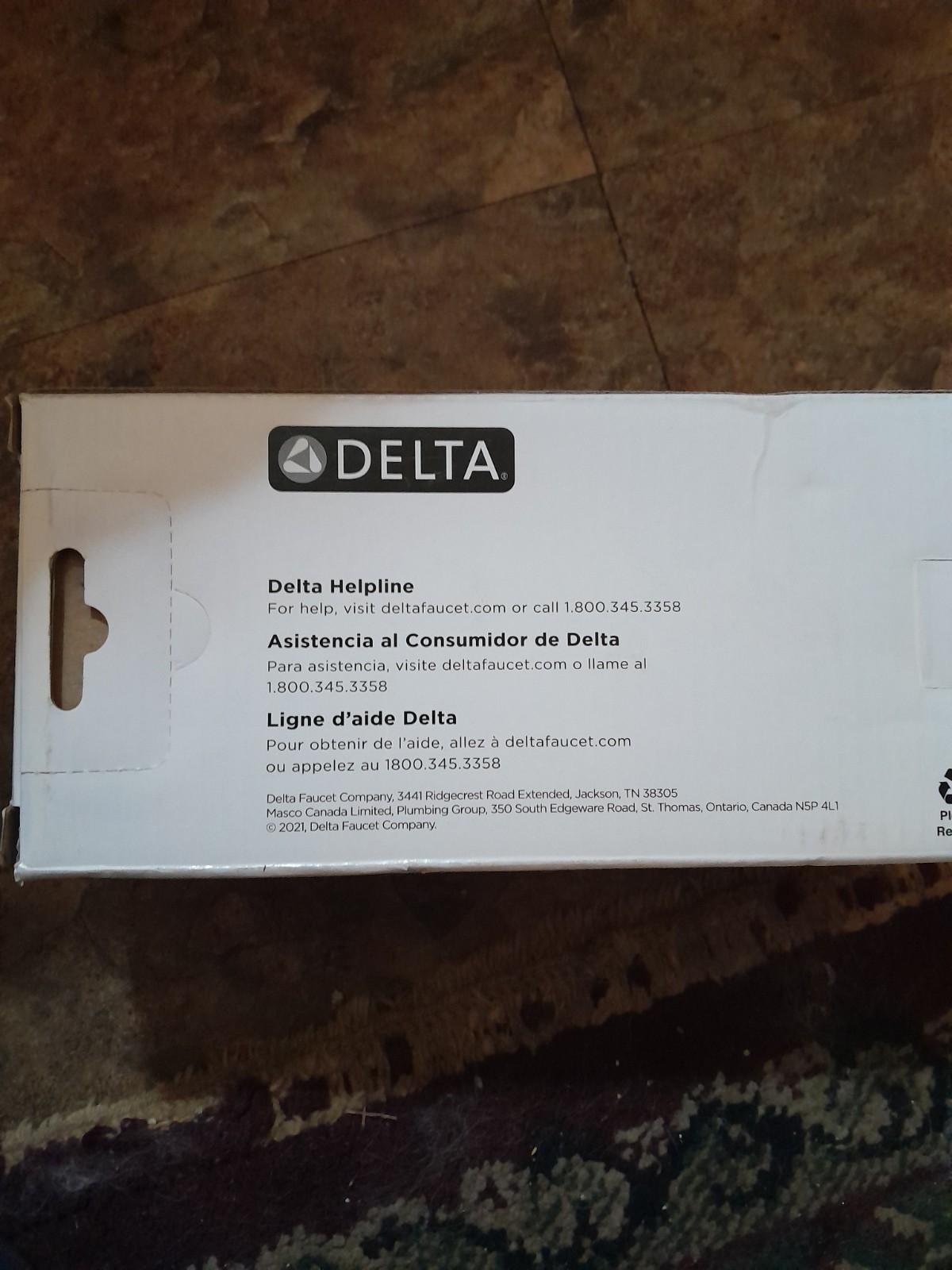 Delta 75950-SS Trinsic Single Bar Tissue Holder Champagne Bronze