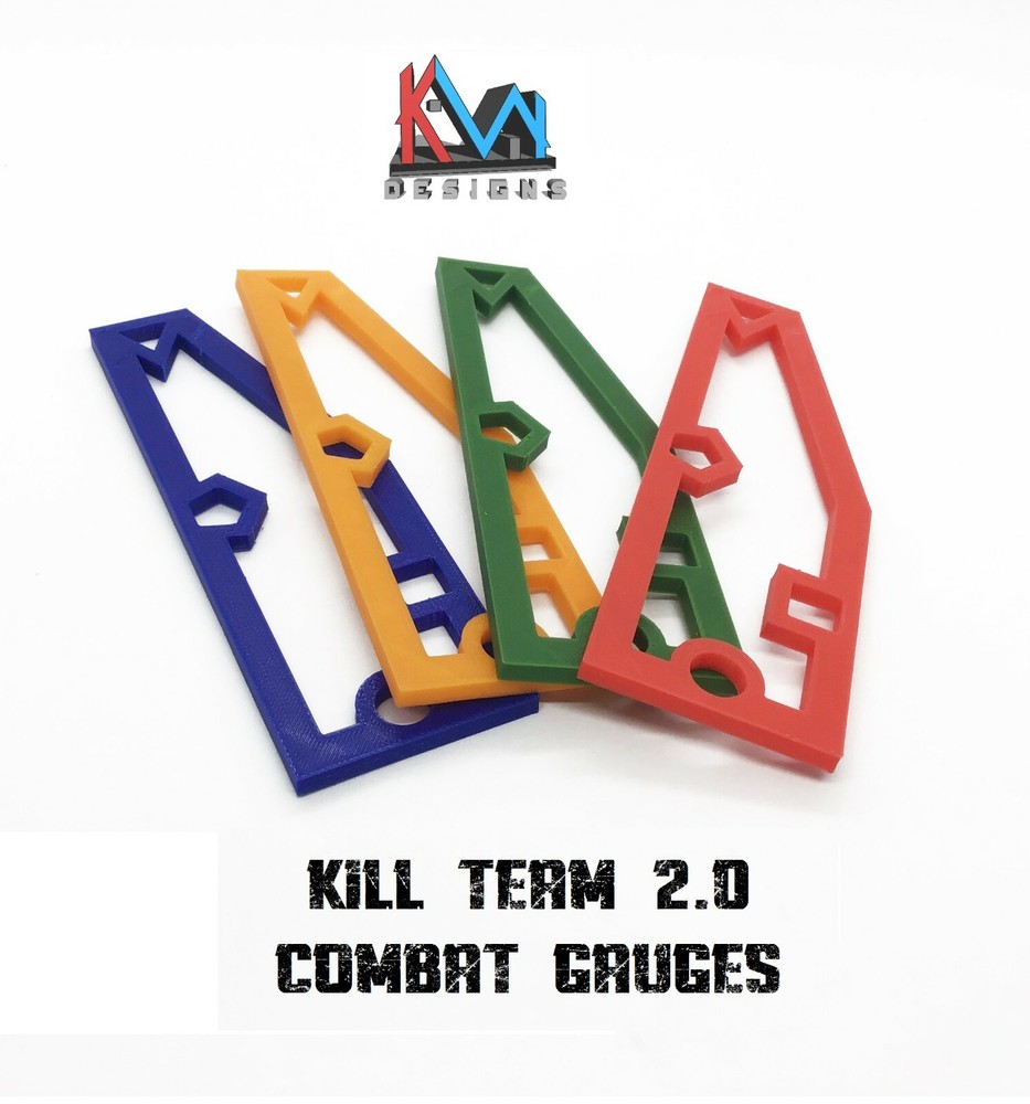 3D Printed - Kill Team 2.0 Combat Gauge / Range Ruler