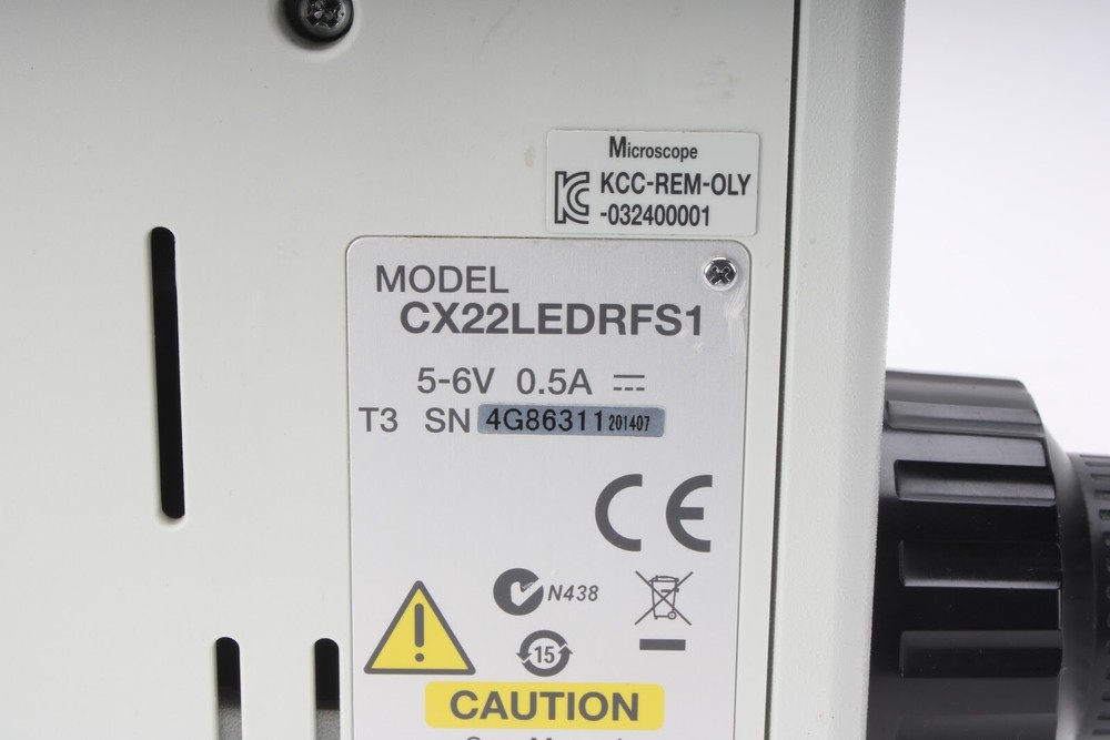 Olympus CX22LEDRFS1 Binocular Laboratory Microscope - AS IS