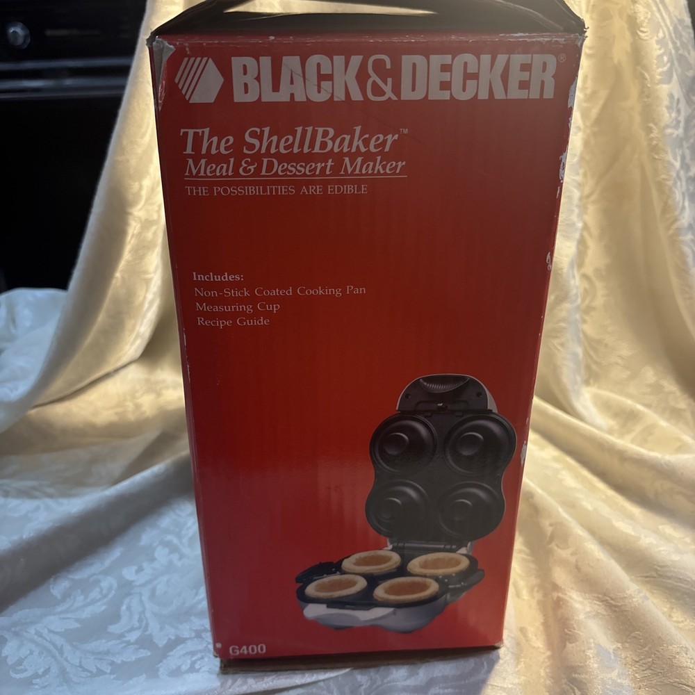 BLACK+DECKER The Shell Baker Meal and Dessert Maker - White: OPEN BOX, Kitchen