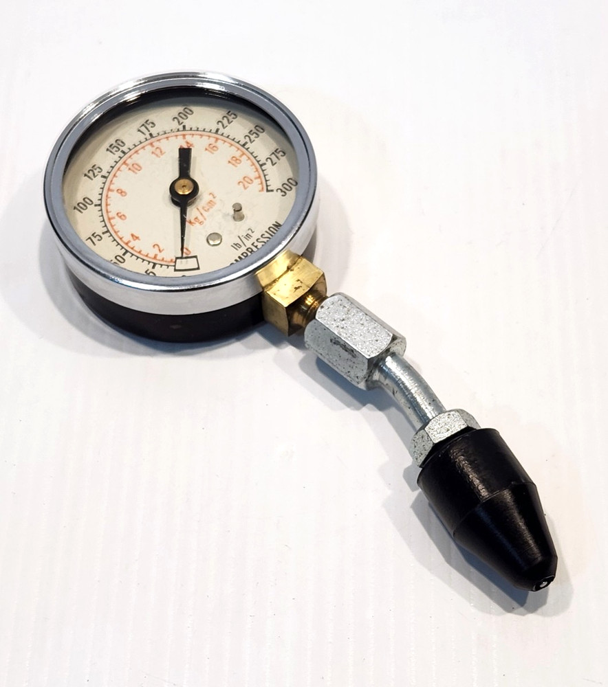 Vintage Engine Compression Tester Gauge Tool