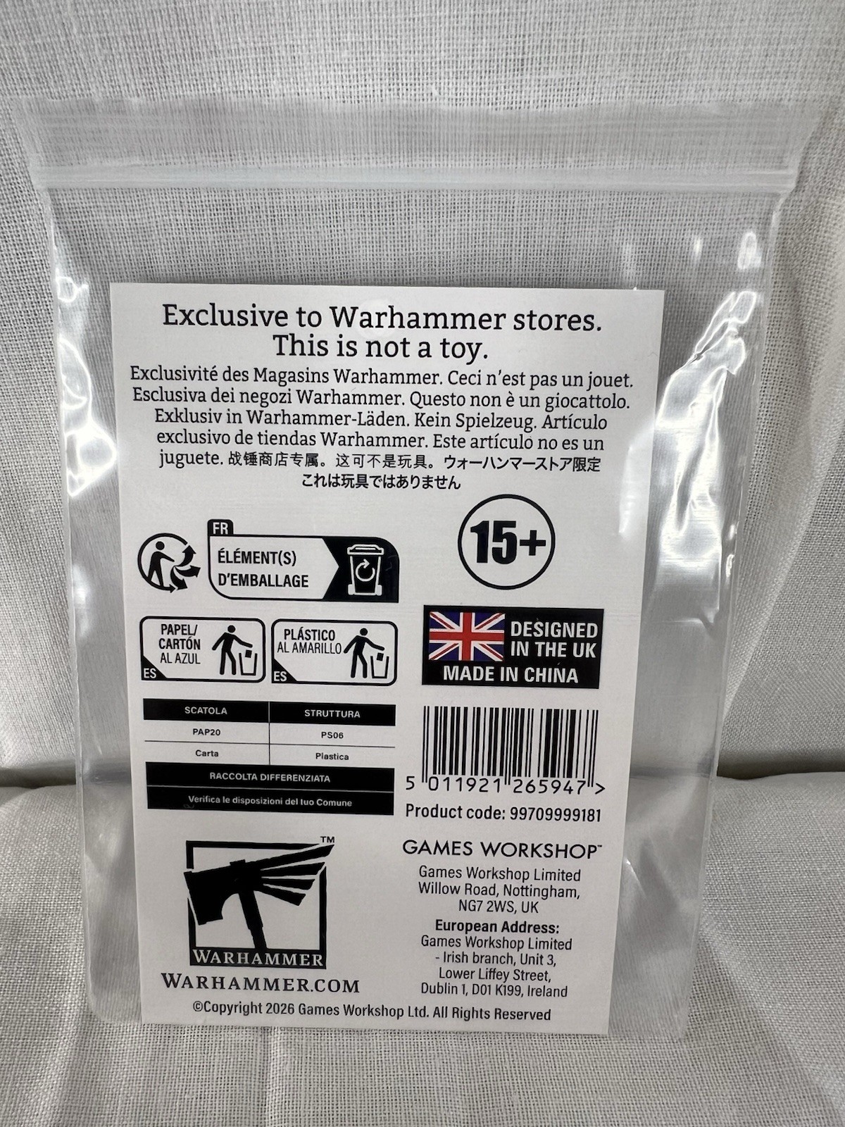 Deathwatch Collectable Coin - Warhammer - January 2026 - BNIB - OOP