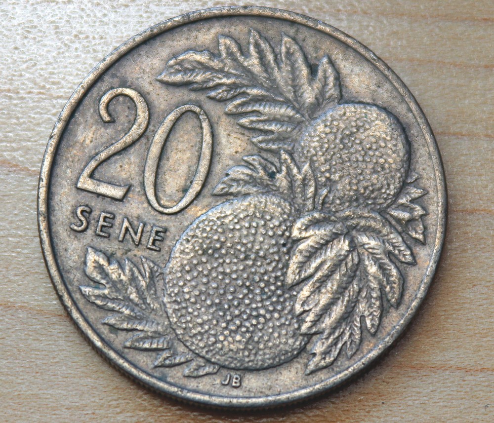 1967 Samoa 20 Sene