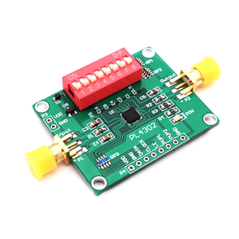 PE4302 digital RF attenuator module serial and parallel control 0.5dB~31.5 dB