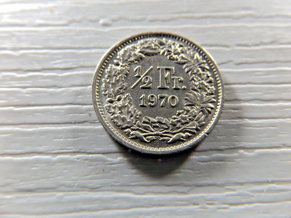 SWITZERLAND 1970 Half Franc