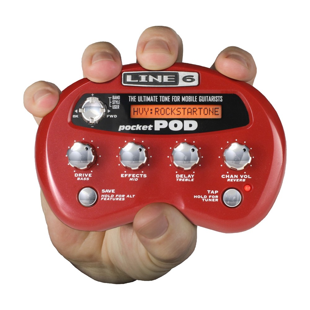 Line 6 Pocket POD Personal Amp Modeling & Effects Processor with Cable