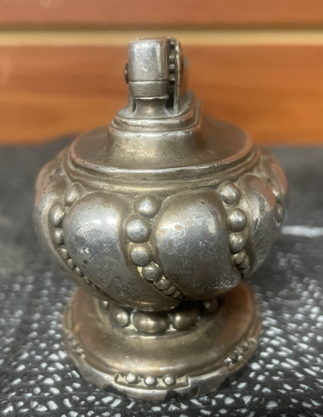 Ronson Crown Silver Plated Table Lighter