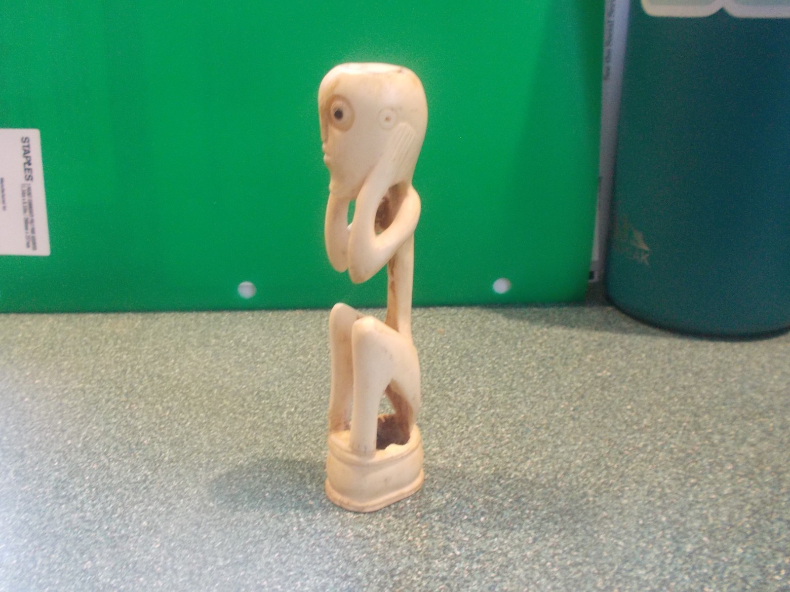 VTG/ Antique Carved Fertility Figure Northwest Coast or Eskimo Shamen Totem