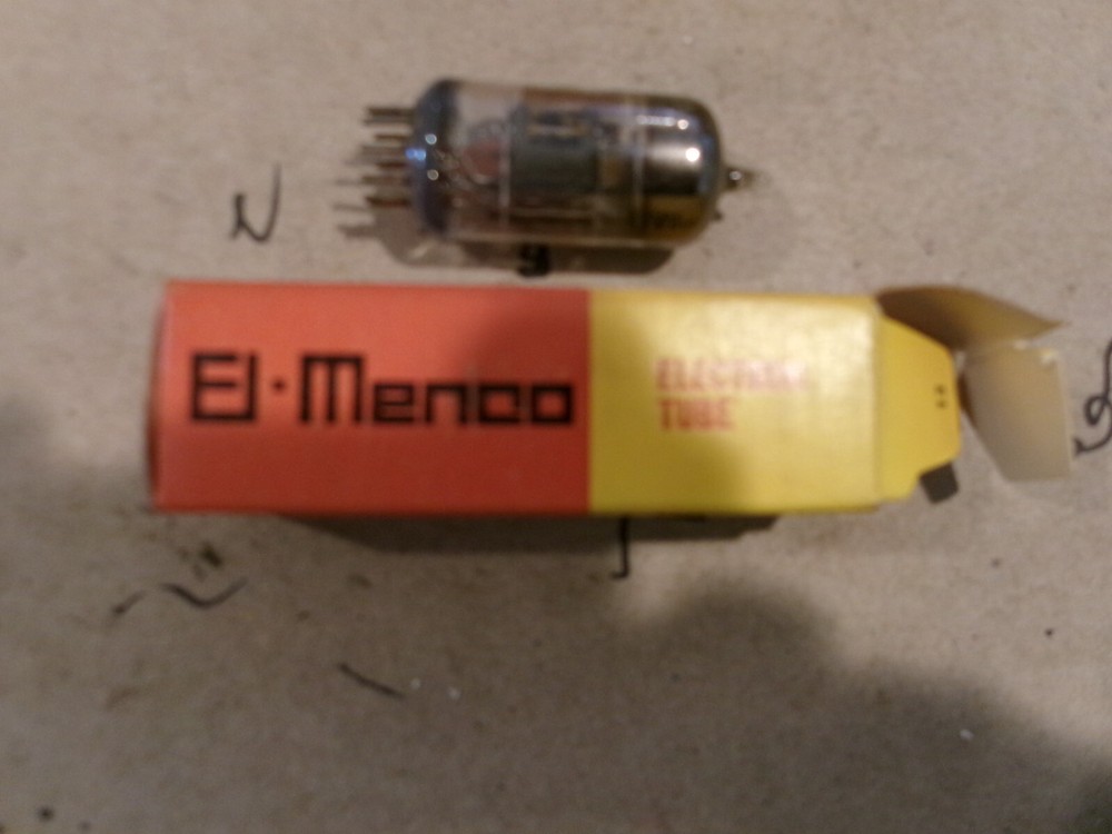 OEM VINTAGE ELECTRONIC TUBE EL MENCO 6CG8A