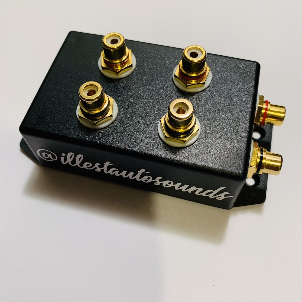 rca distribution block 1-2 rca splitter