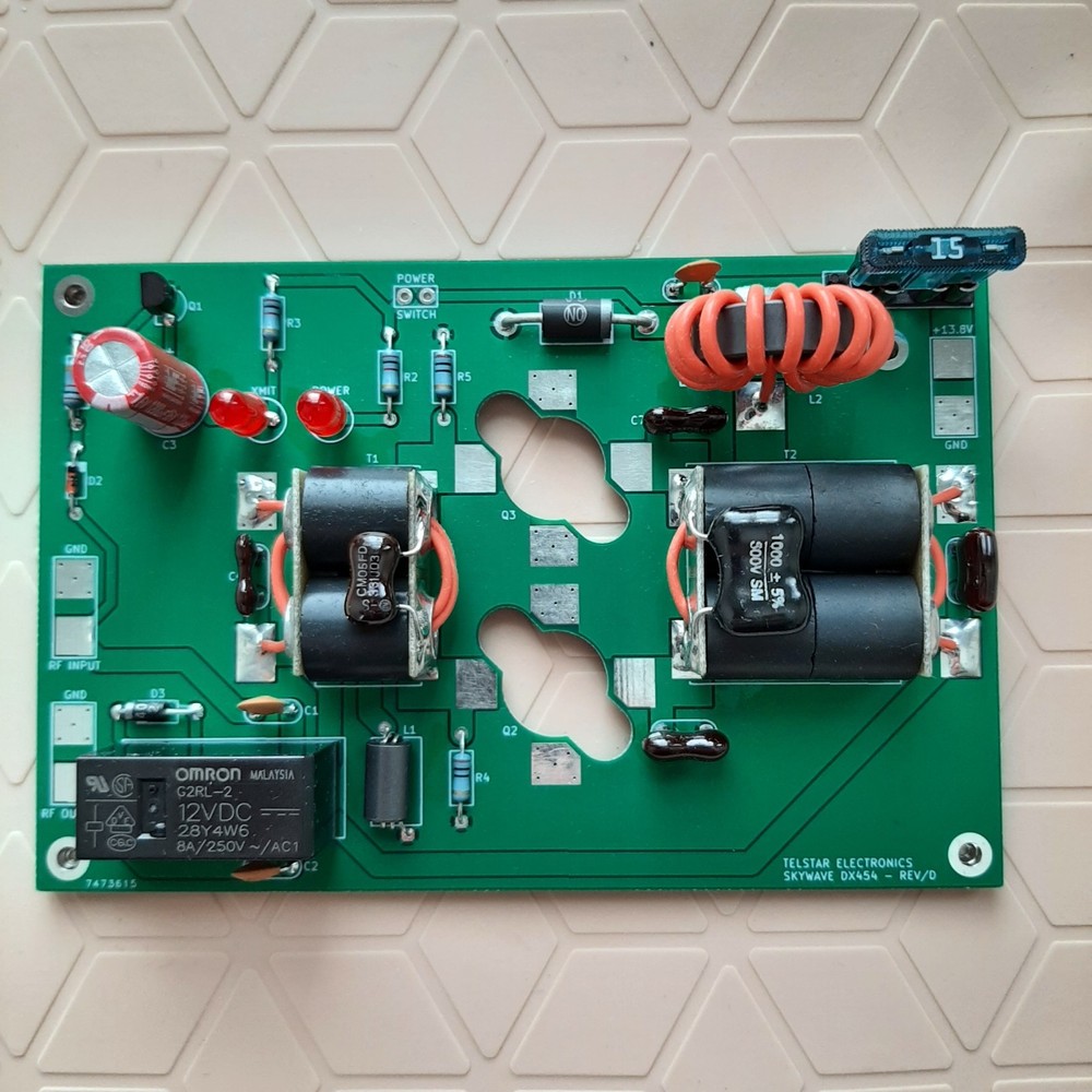 SkyWave DX454 Linear Amplifier Board - High Performance/Reliability Design