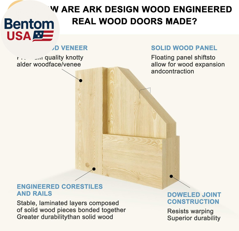 Exterior Dutch Doors (Front/Back), 30"X80" - 1.75" Thick Solid Pine Wood Interio