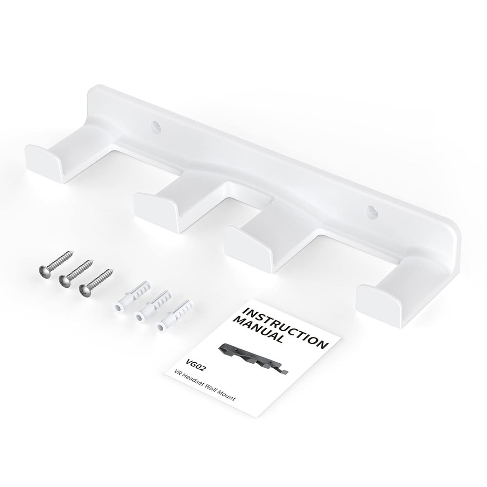 Sturdy VR Headset Wall Mount Hook for All Major VR Systems – Easy Installation