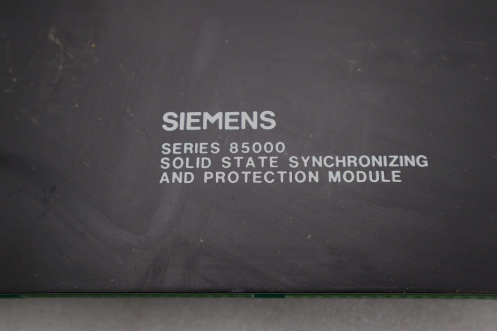 SIEMENS SERIES 85000 SOLID STATE SYNCHRONIZING AND PROTECTION MODULE STOCK #2350
