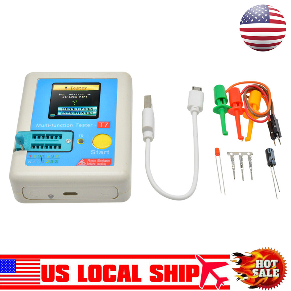 LCR-T7 Transistor Meter Multi Function Electronic Component TFT Decoder Tester