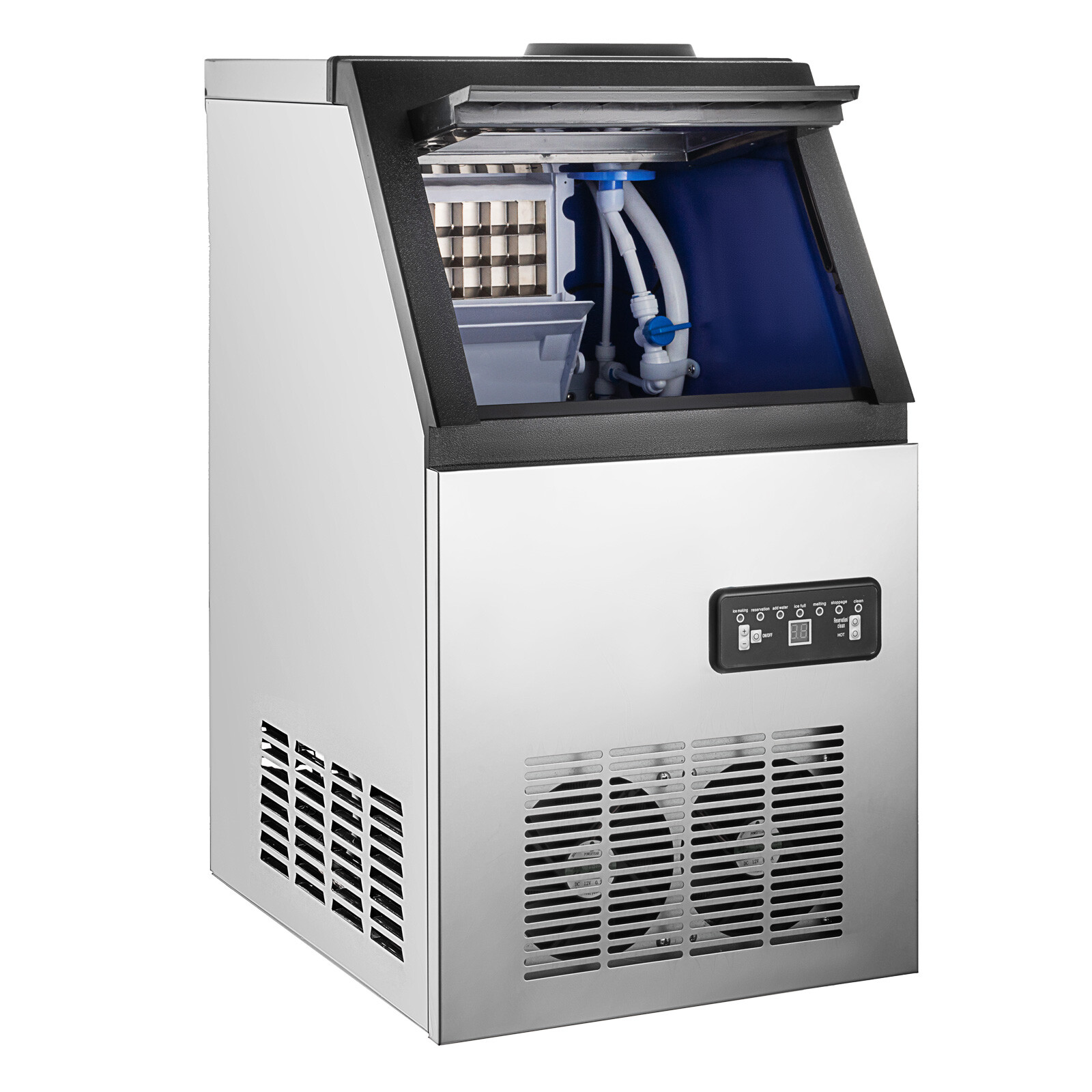 150LB Built-In Commercial Ice Maker Stainless Undercounter Ice Cube Machine