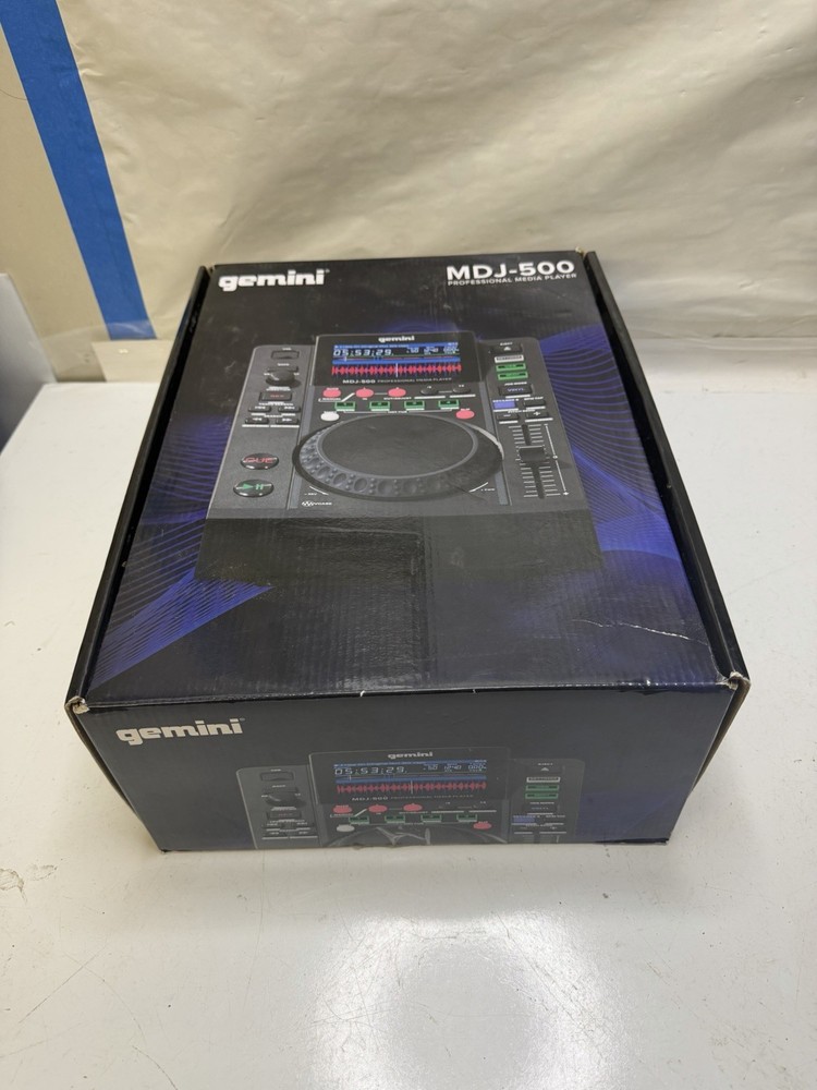 Gemini MDJ-500 Professional USB Media Player & MIDI Controller DJ Deck
