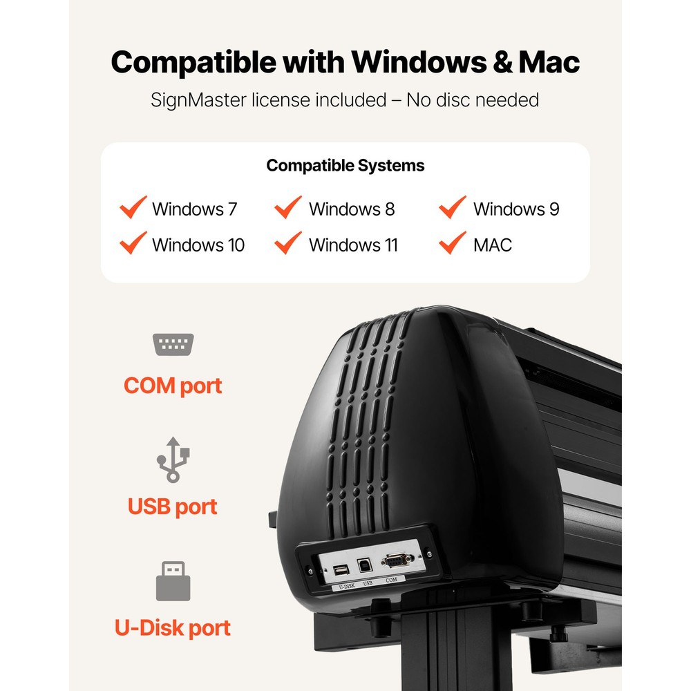 Uimoso 28-Inch Vinyl Cutter Machine with Plotter Printer Bundle for Crafting