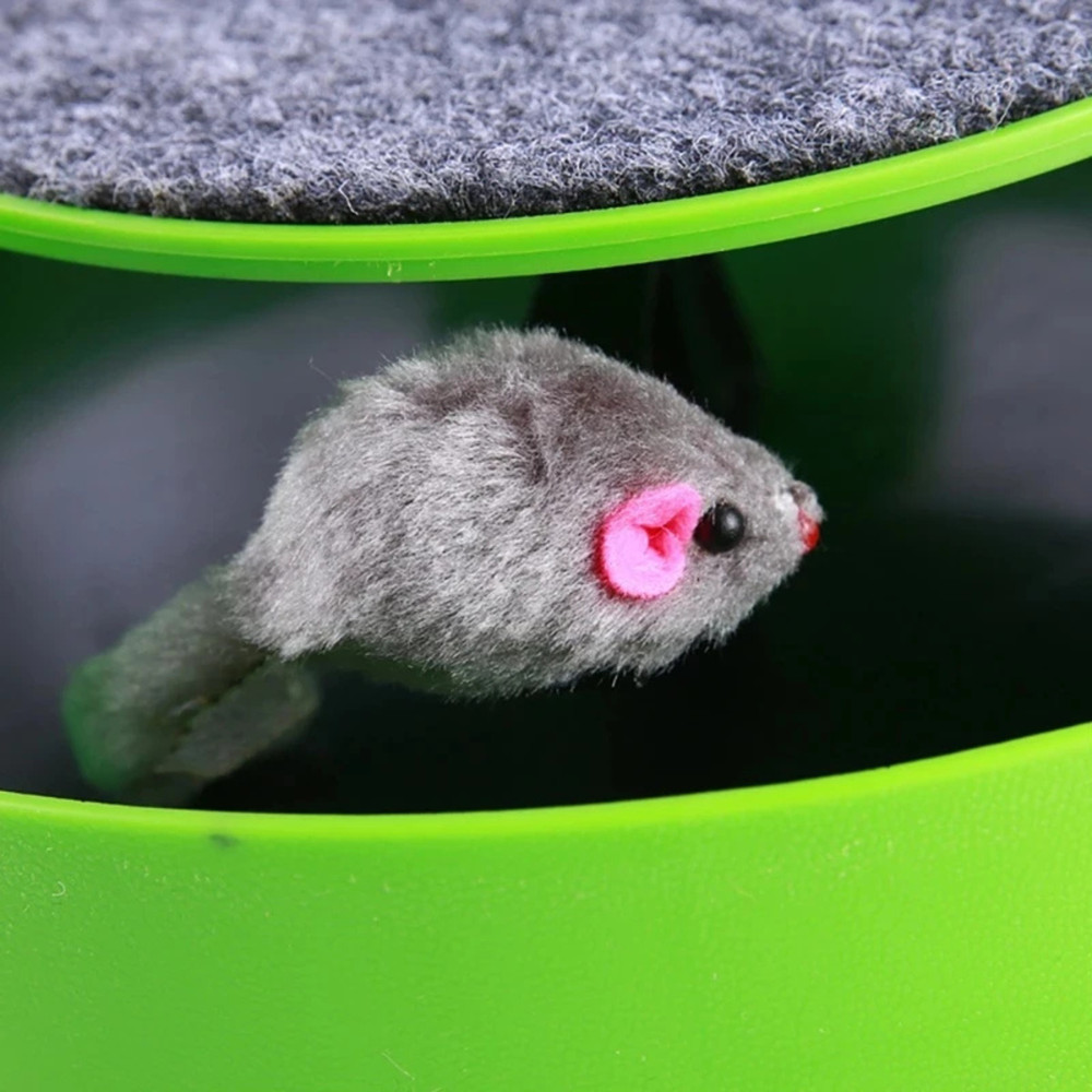 Smart Pet Exercise & Training Play Pad | Interactive Cat Toy 360° Rotating Mouse