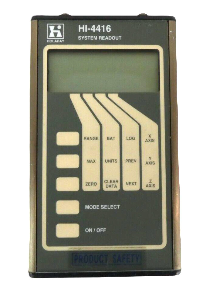 Holaday Industries HI-4416 Numeric EMF Readout Meter Working Surplus