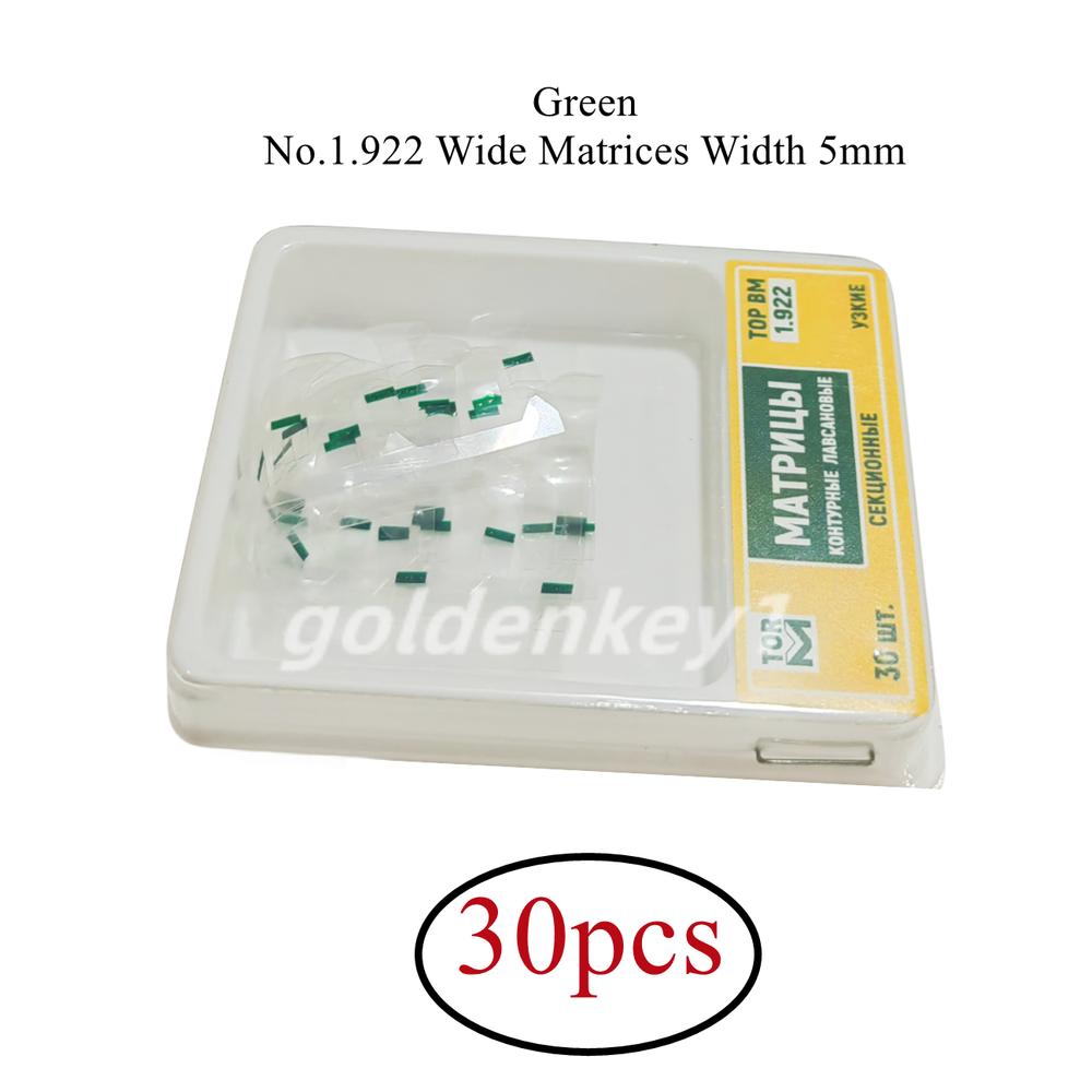 Dental Clear Matrix Transparent TOR VM Matrices Polyester Strip Width 5mm 7mm